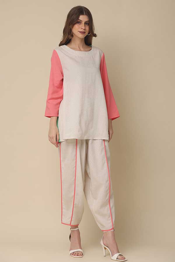 Summer Fusion: Coord Set Featuring Cotton, Flex Rayon, and Cheese Cotton
