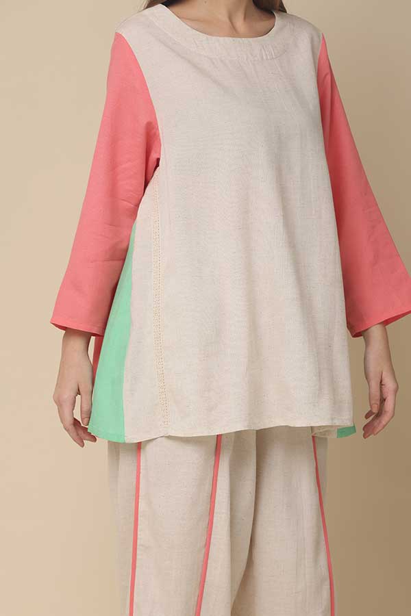 Summer Fusion: Coord Set Featuring Cotton, Flex Rayon, and Cheese Cotton