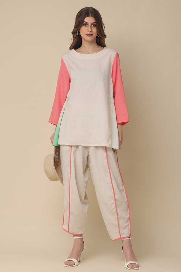 Summer Fusion: Coord Set Featuring Cotton, Flex Rayon, and Cheese Cotton