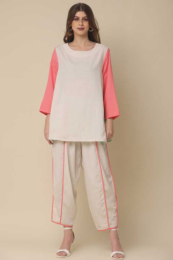 Summer Fusion: Coord Set Featuring Cotton, Flex Rayon, and Cheese Cotton
