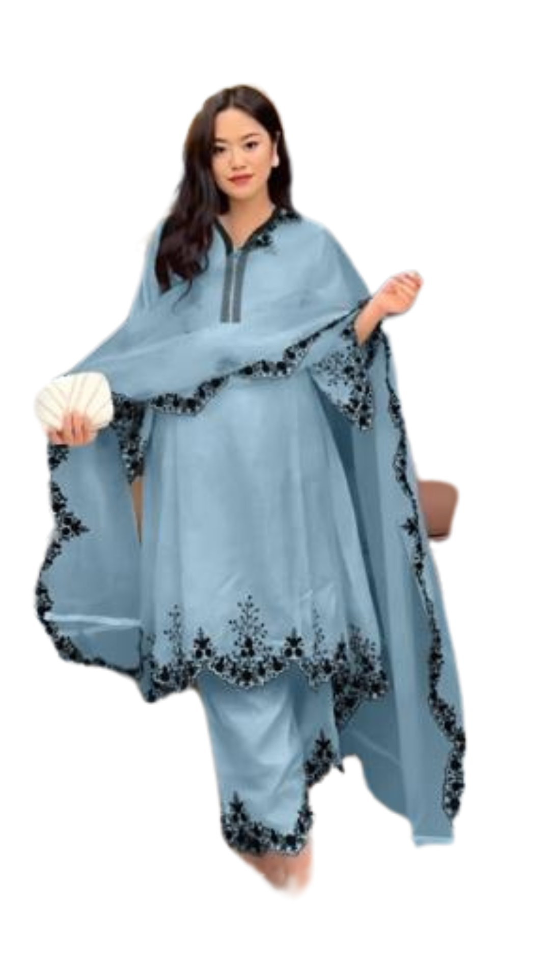 Green & Blue Colour Pakistani Suit