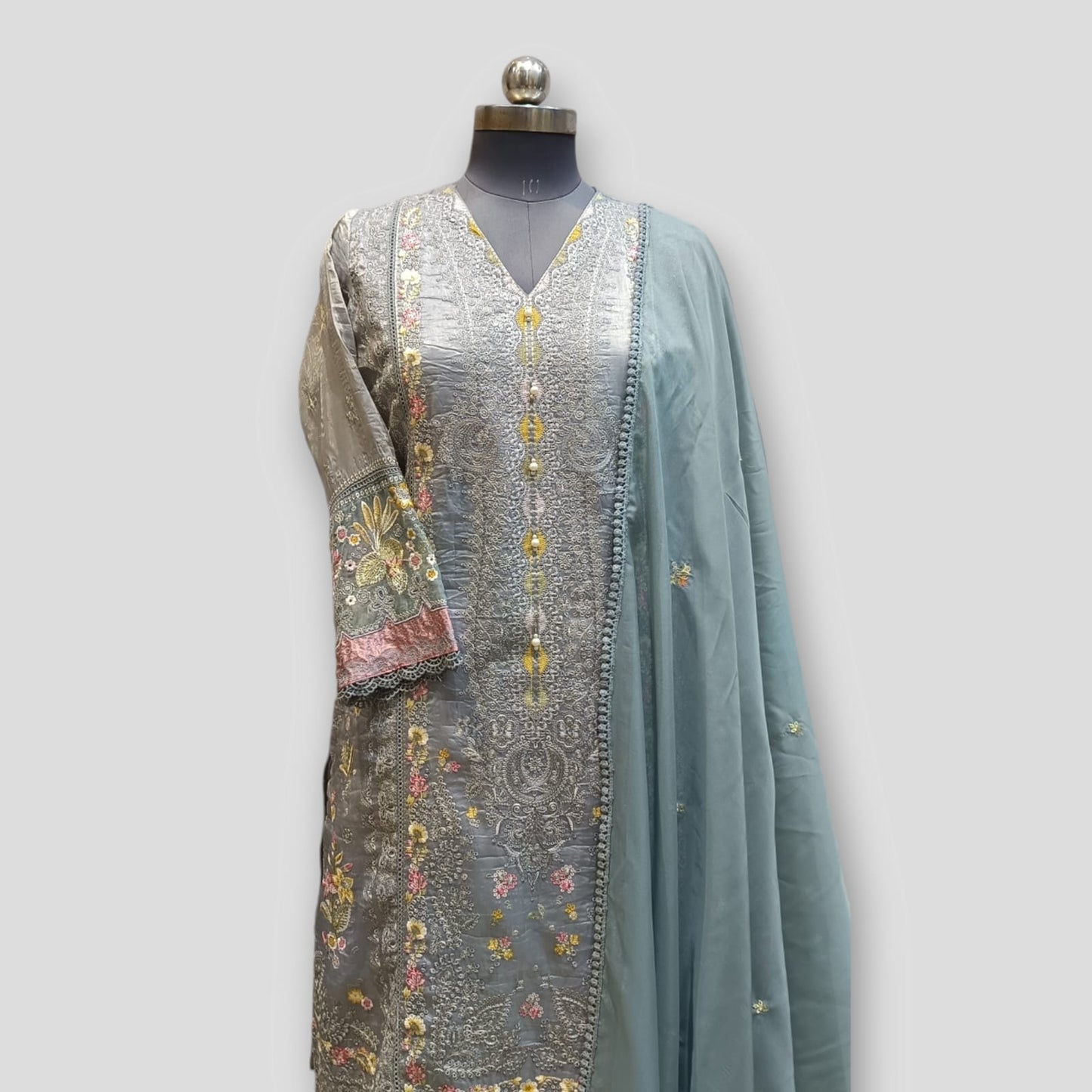 Pakistani Suit 20247 Light Blue