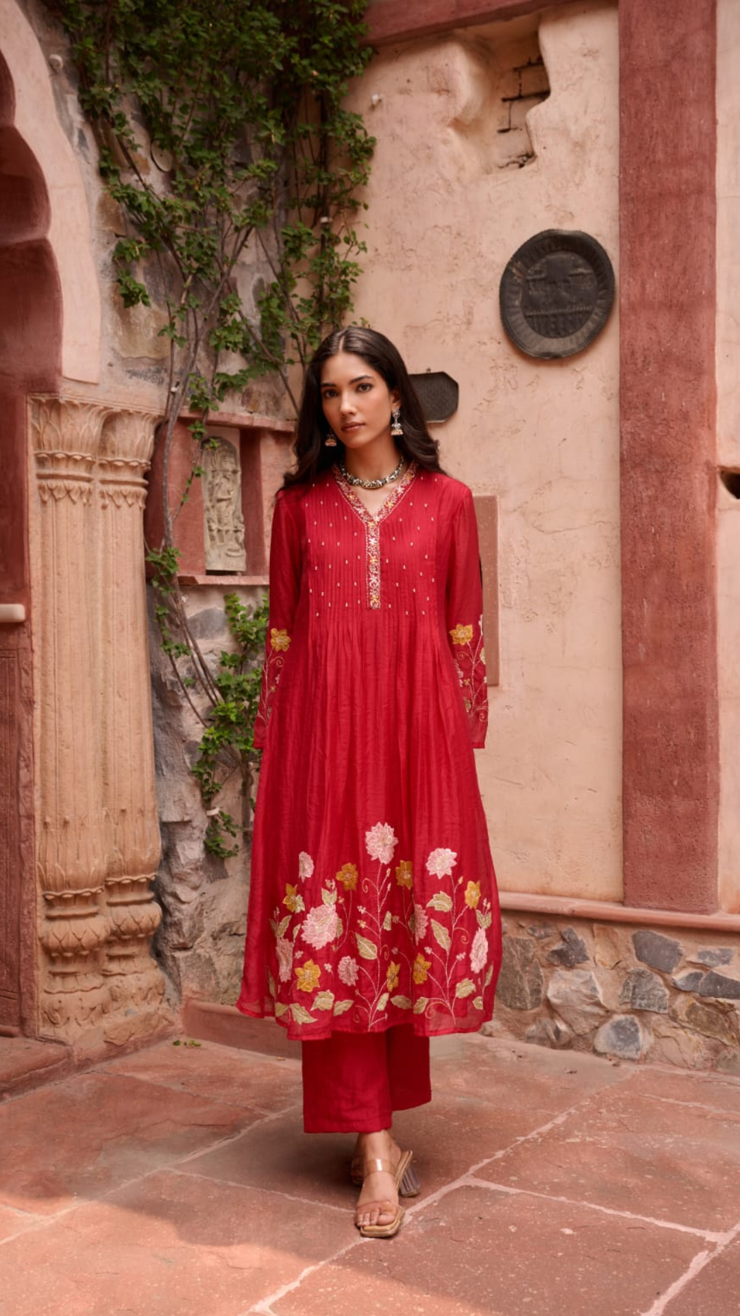 Mul Chanderi Suit