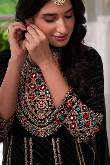 Elevate Your Wardrobe: Festive Rayon Kurta Set with Embroidered Dupatta