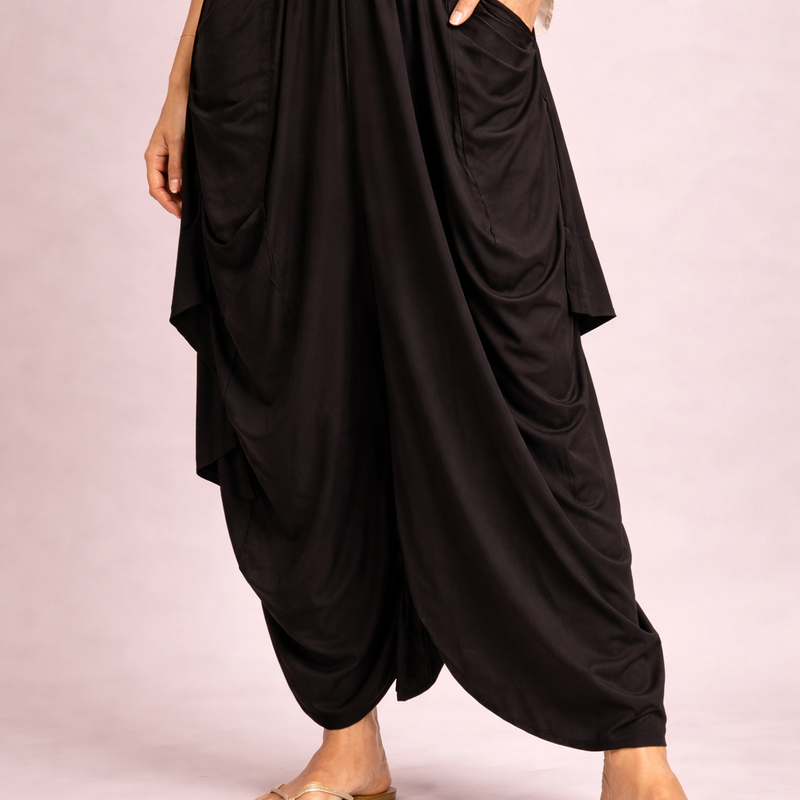 Black & White Indo Western Set