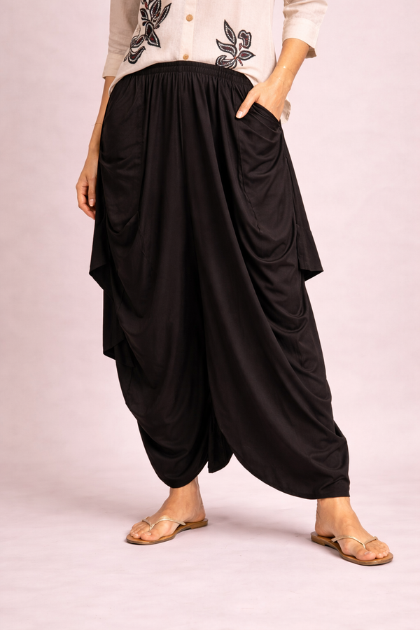 Black & White Indo Western Set