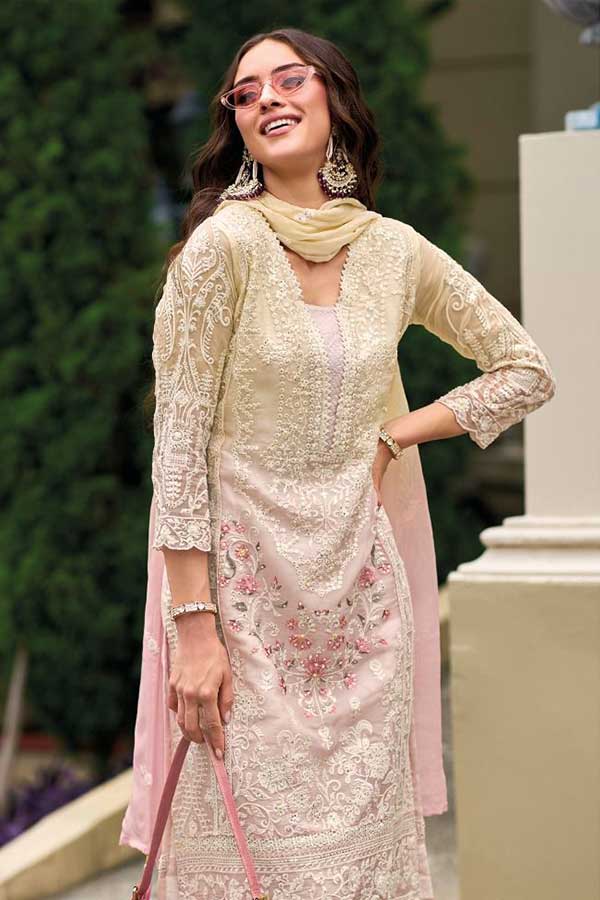 Effortless Elegance: Powder Pink Suit Magic