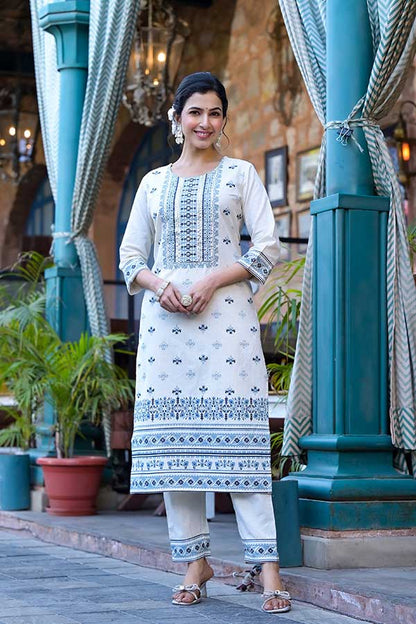 Stay Stylish, Stay Cool: Flex Cotton Kurta Set for Summer
