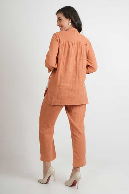 Trendy Twosome: Pure Cotton Flex Rayon Coord Set