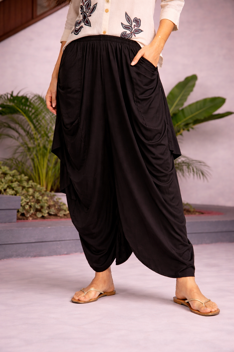 Black & White Indo Western Set