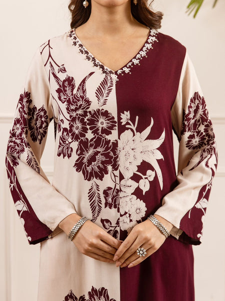 German Rayon Kurta Cord Set