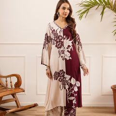 German Rayon Kurta Cord Set