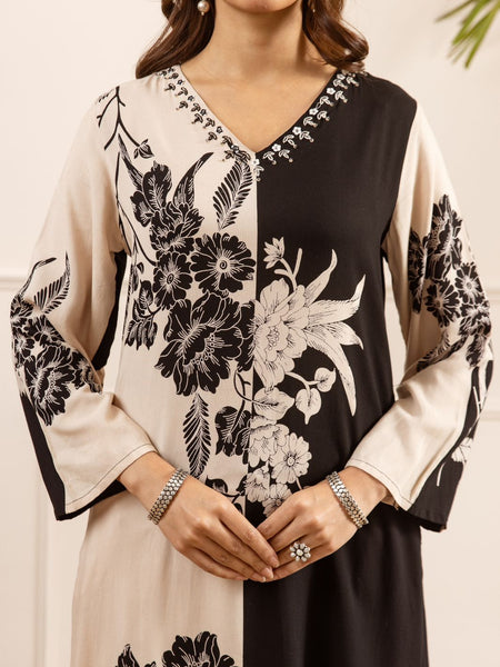 Black & White Indo-Western