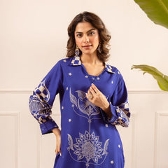 Royal Bloom Elegance Co-Ord Set