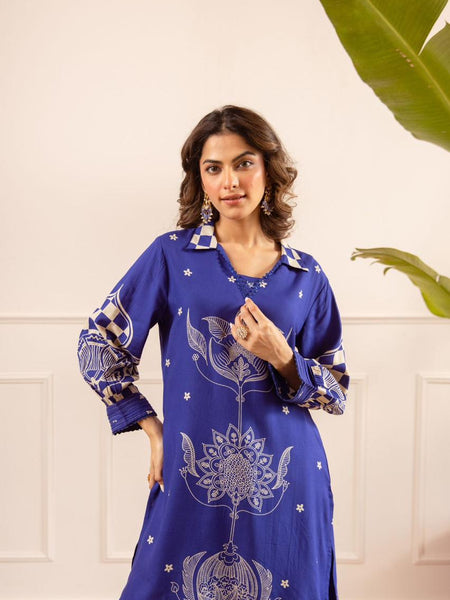 Royal Bloom Elegance Co-Ord Set