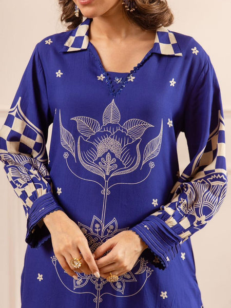 Royal Bloom Elegance Co-Ord Set