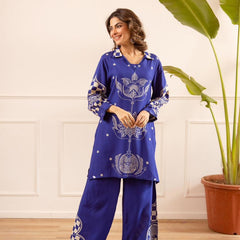 Royal Bloom Elegance Co-Ord Set