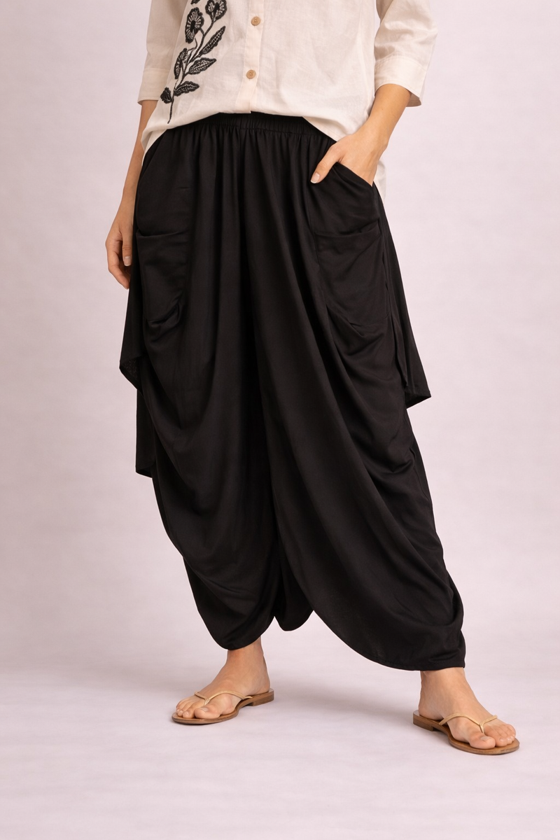 Black & White Indo Western Set