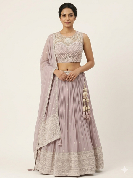 Soft Pink Pastel Lehenga