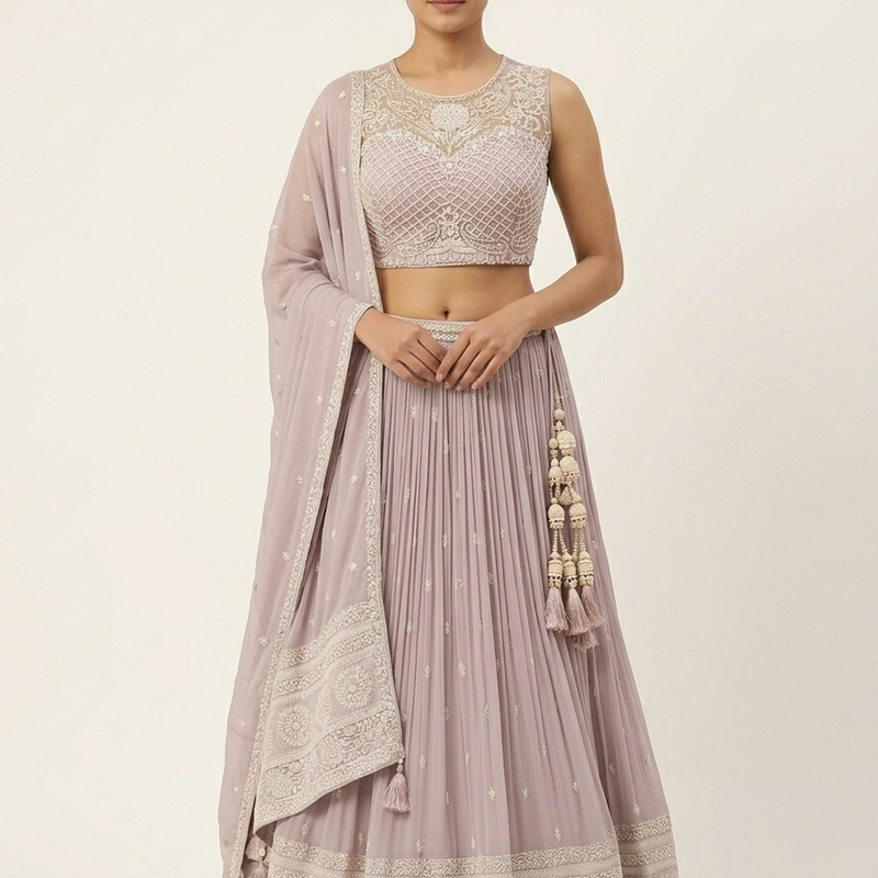 Soft Pink Pastel Lehenga