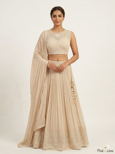 Graceful Ivory Lehenga