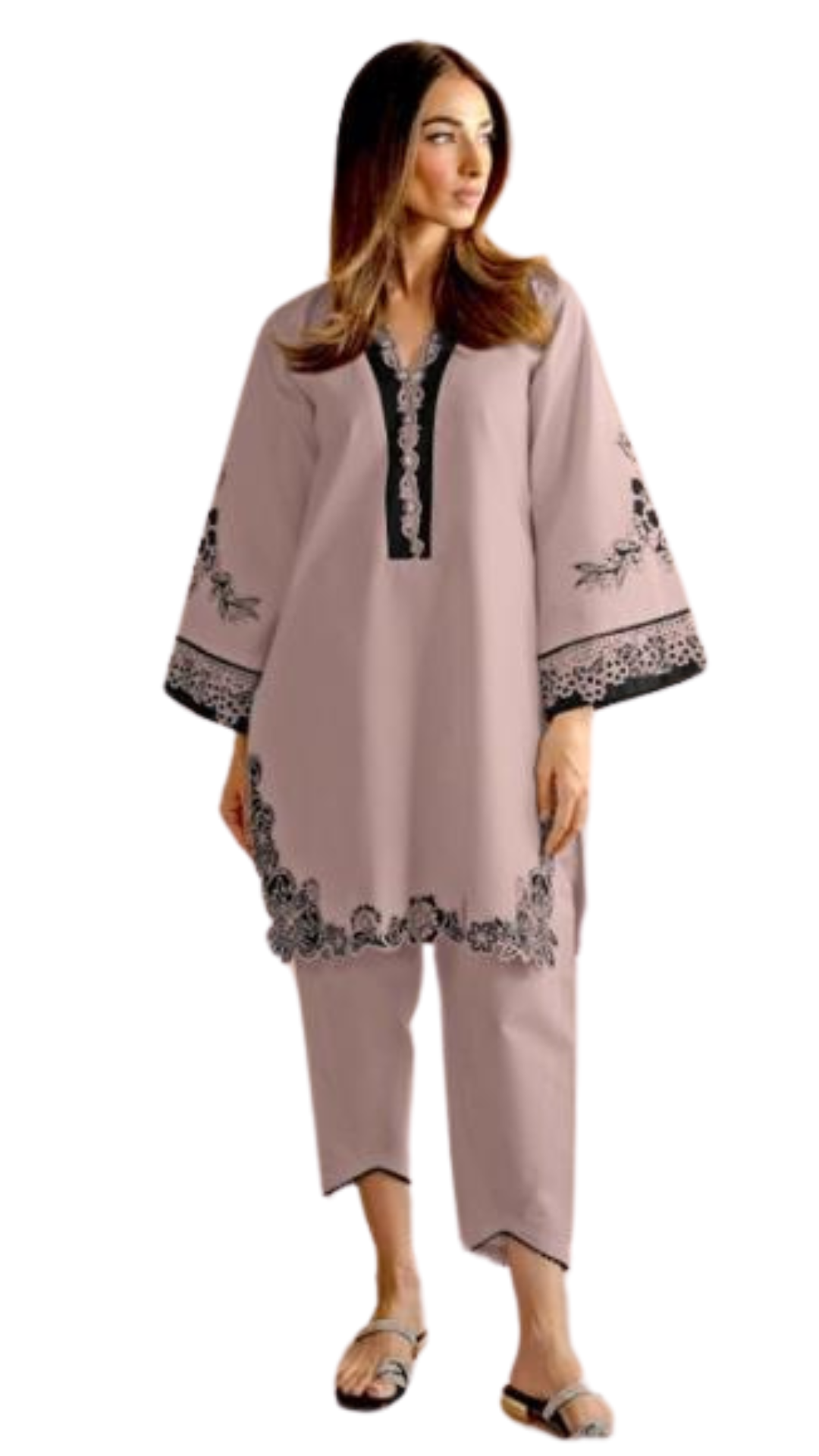 Green, Blue, Beige, Pink Colour Pakistani Suit