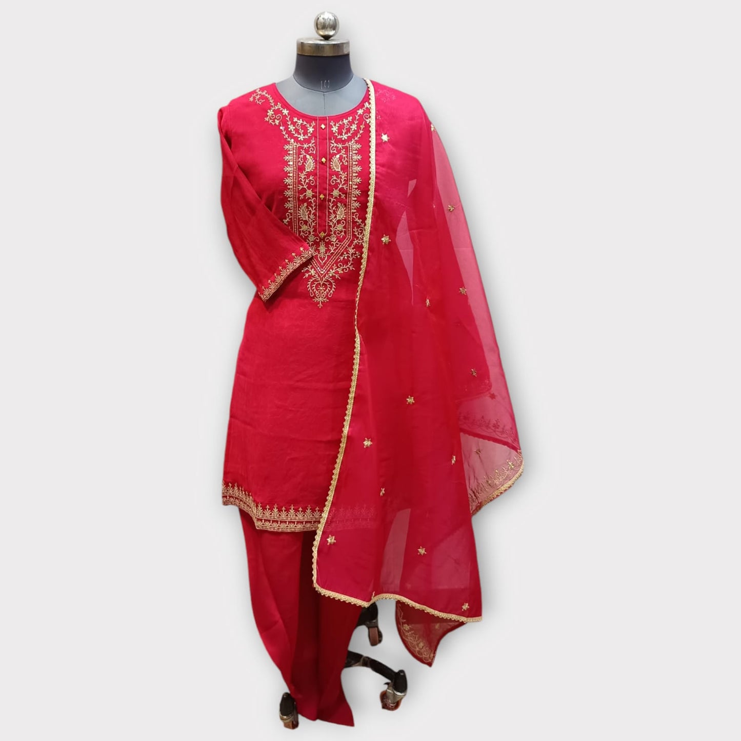 STITCHED SUIT (PINK): PANTS & MATCHING TOP 202412