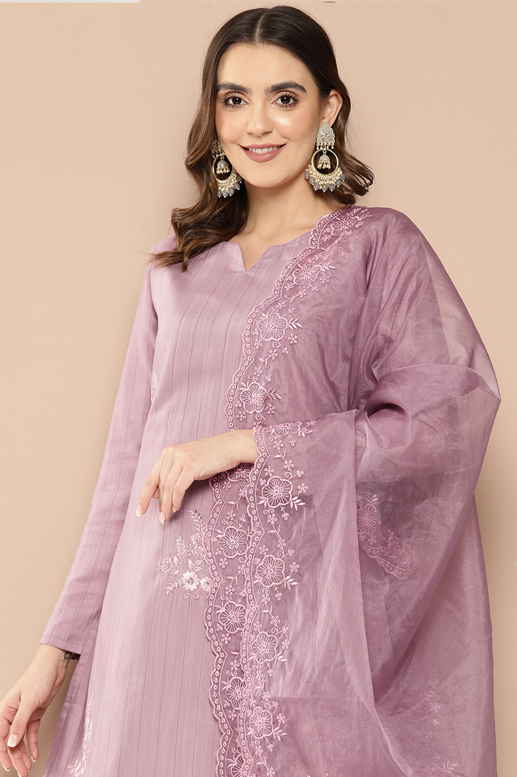 TIMELESS MADHUBALA WITH TONE ON TONE SUBTLE EMBROIDERY AND SHEERNESS OF ORGANZA
